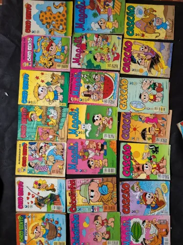 Revistas antigas turma da Monica
