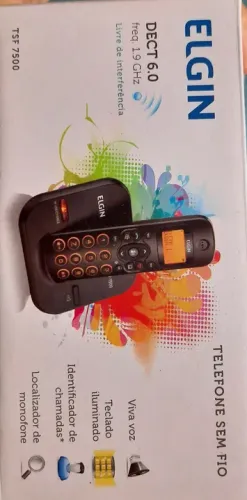 Telefone Sem Fio Elgin TSF 7500 - DECT 6.0