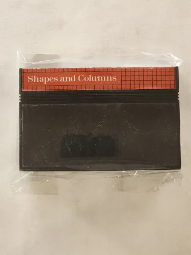 Cartucho de Jogo Shapes and Columns para Master System