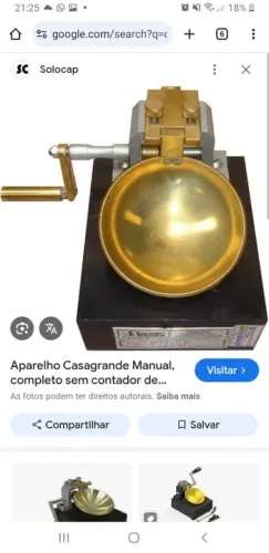 Aparelho Casagrande manual sem contador de golpes e sem os acessórios(imagem ilustrativa)