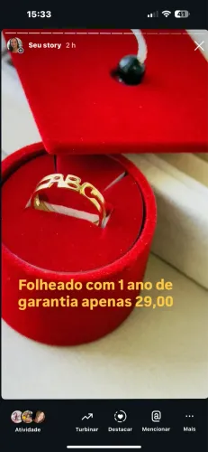 Anel abc temos ajustáveis tbem pra facilitar a vida dos pais