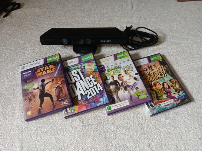 Kinect + jogos Xbox 360