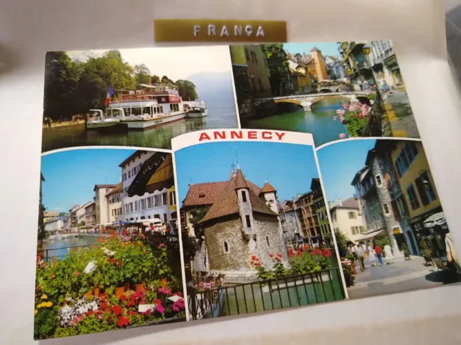 Cartão postal francês antigo