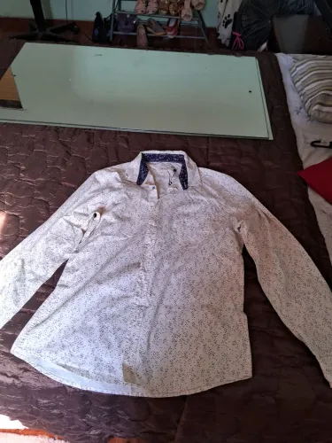 Camisa social estampada