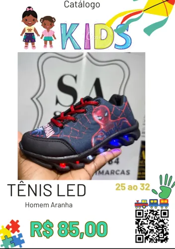 Tênis kids do 25 ao 33