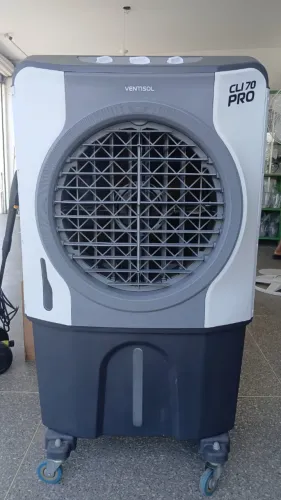 Climatizador Evaporativo Portátil Industrial 70l Cor Cinza Ventisol