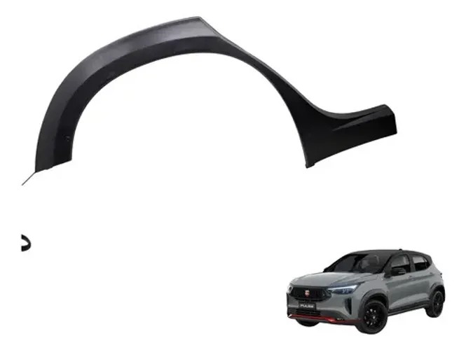 Moldura Paralama Traseiro Direito Fiat Pulse Abarth 2025 Preto