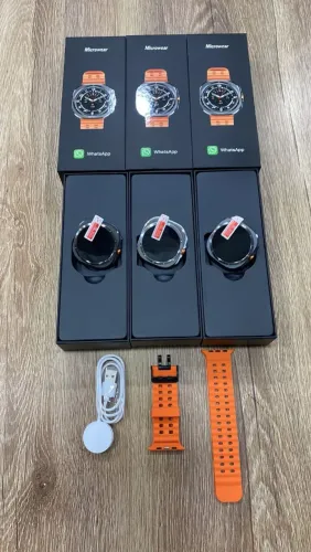 Relógio Inteligente Smartwatch Ultra Microwear Esportivo Lançamento Original 