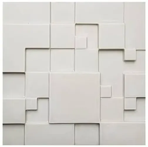 Placas de gesso 3D moldáveis, desenho mosaico.