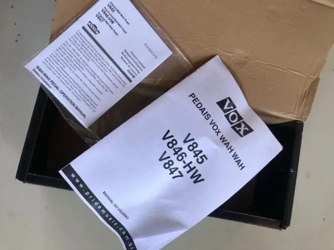 Pedaleira Pedal Vox Wah Wah