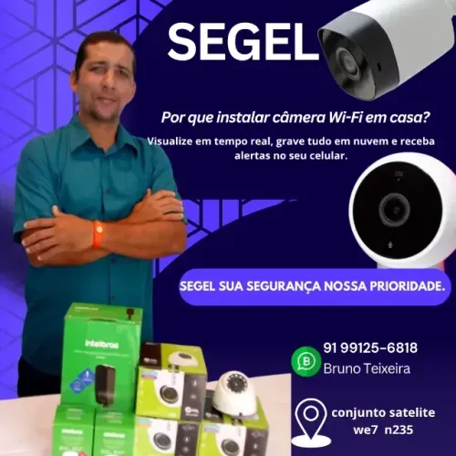 Instalação de Câmeras Wi-Fi com Acesso pelo Celular - Belém e Ananindeua