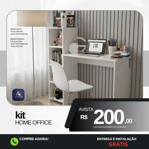 Escrivaninha / organizador em mdf