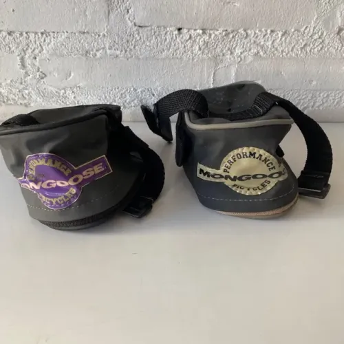 Ref.183 Duas bolsas de selim Mongoose retrô vintage antigas bike Anos 90 raridade oportuno