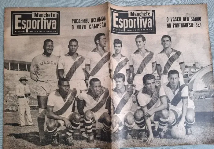 Manchete Esportiva  Vasco campeão do Torneio Rio S. Paulo de 1958
