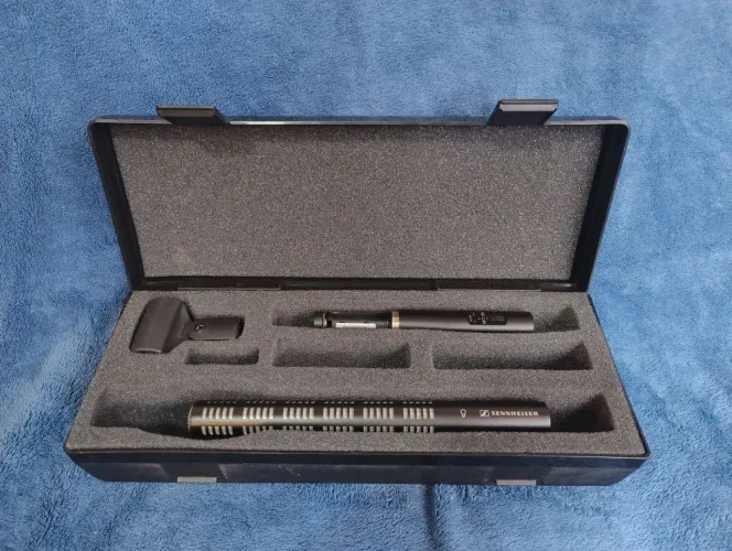 Microfone Sennheiser ME66 & k6 (Shotgun Mic)