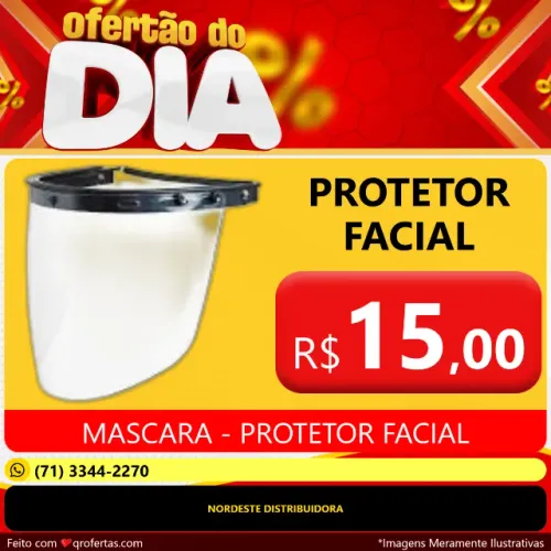 Máscara Protetor Facial