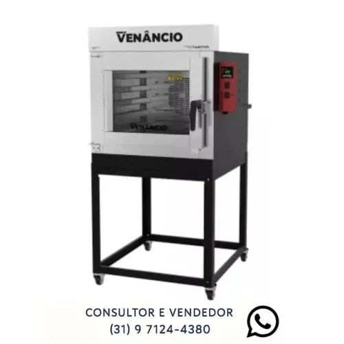 Forno Turbo 5 Esteiras a Gás Venâncio Novo