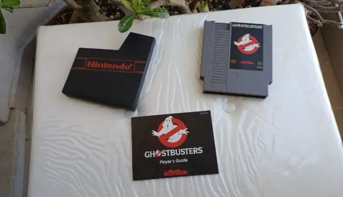 Jogo Ghostbusters Nes, Nintendo + Manual + Slave Impecável