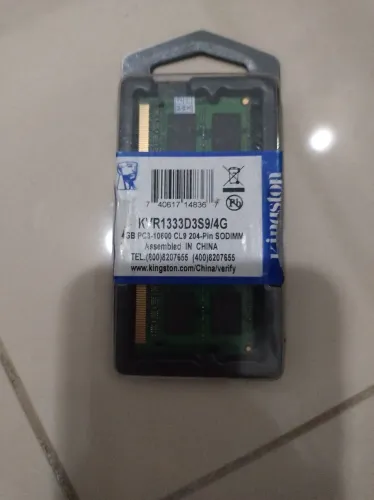 Memória ram Kingston DDR3 4G