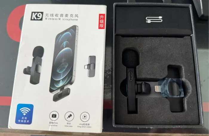 Microfone de lapela para iPhone R$ 50,00