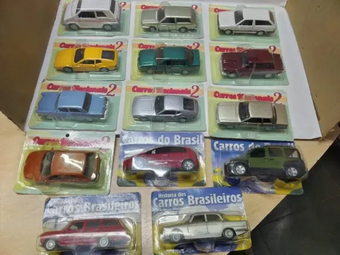 Coleção Carros Nacionais 2 Lote 14 Unidades (Usado)
