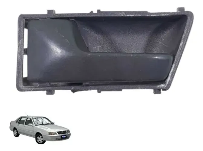 Maçaneta Interna Dianteiro Esquerdo Volkswagen Santana 2000 Preto Dianteira