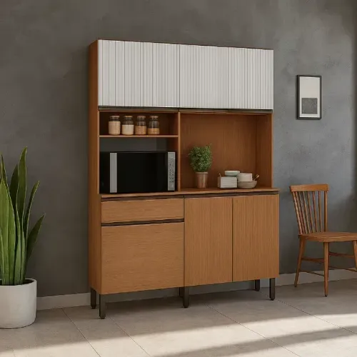  Armário de Cozinha Harmonia 100% MDF