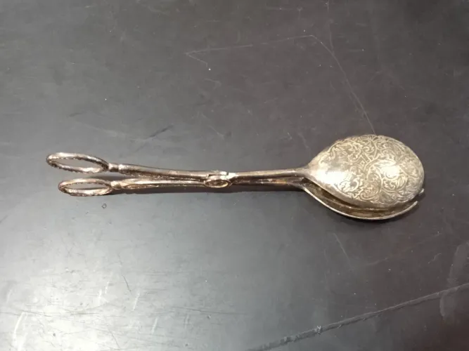 Colher Vintage para Salada em metal 