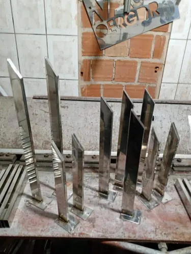 Mãos francesas em aço inox
