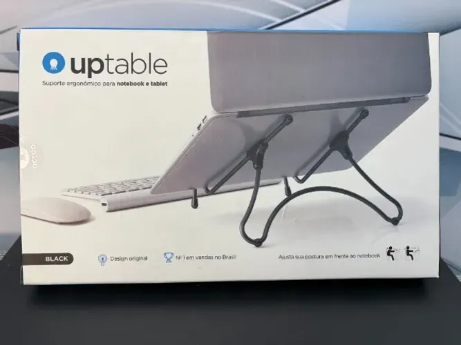 Suporte Notebook Ergonomico Tablet Dobrável dDe Aço Portatil