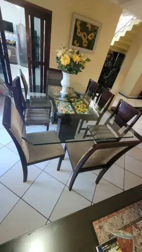 Mesa de Vidro Temperado.