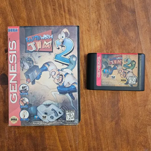 Earthworm Jim 2 Sega Genesis Mega Drive
