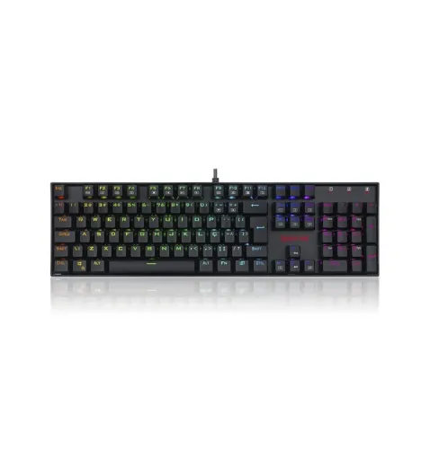 Teclado Mecânico Gamer Redragon Mitra K551 RGB, Switch Red, ABNT2, Full-Size, Black