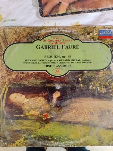 Gabriel fauré requiem, op. 48. Disco de vinil