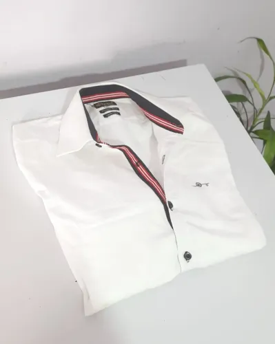 Camisa Social Masculina Branca Algodão Egípcio Renno Fevut