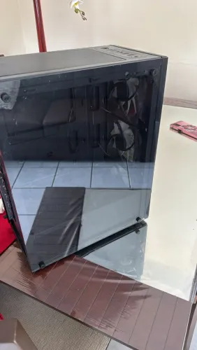 Gabinete gamer com 3fans rgb