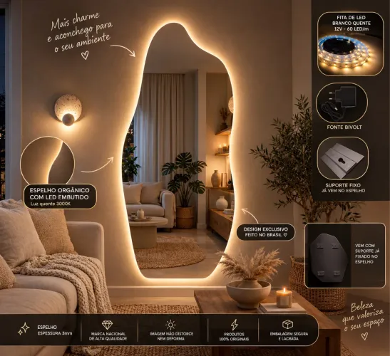 ESPELHO DE LED