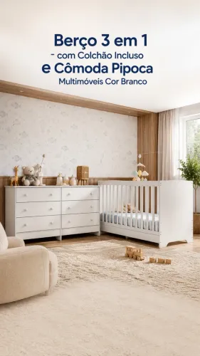 Berço e cômoda !!! Incluso colchão !!! Promoção !!!! Novo 