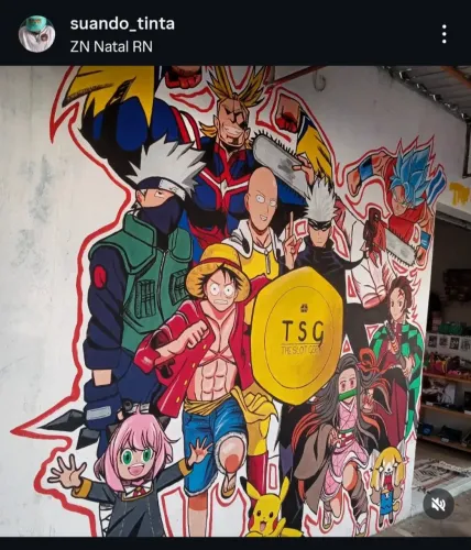 Arte - Pintura artística e letreiros em parede