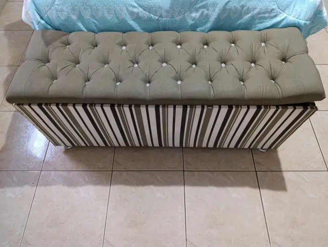 Baú Recamier para cama de casal