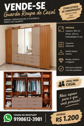 Guarda roupa de casal