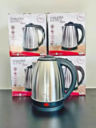 Chaleira Elétrica Inox 1,8 Litros Nova a Pronta Entrega