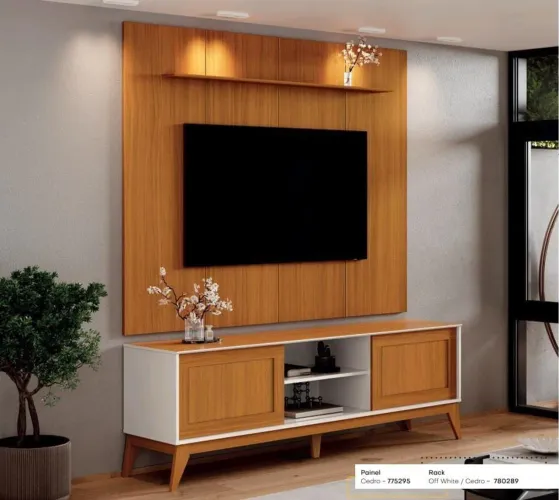 Rack com Painel para tv até 65 polegadas novo lacrado 