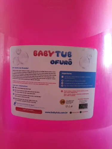 BANHEIRA BABYTUB OFURO ROSA - 1 Á 6 ANOS