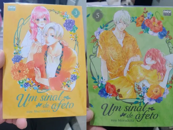 Mangás Um Sinal De Afeto,volumes 3 e 5 (Novos)