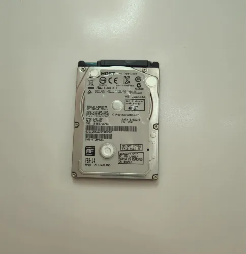 HD HGST 500GB Notebook 5400RPM SATA II 3Gbs 2.5" Slim