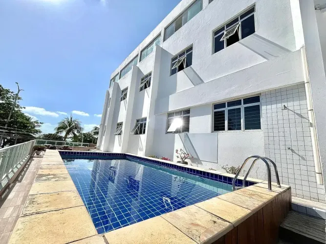 Apto de 01 Qt, todo mobiliado na beira-mar de Olinda.