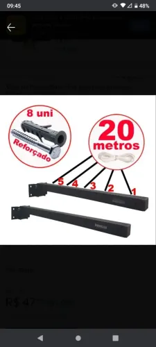 Varal retrátil ( articulado/móvel)