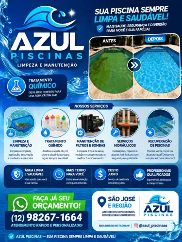 Piscineiro , limpeza e manutenção