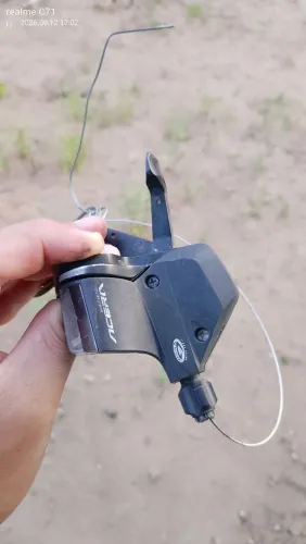Câmbio e passador Shimano 